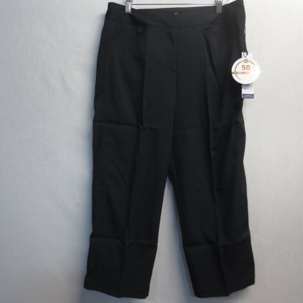 TAIL WOMEN'S CLASSIC CAPRI PANT  -ONYX - US SIZE 8